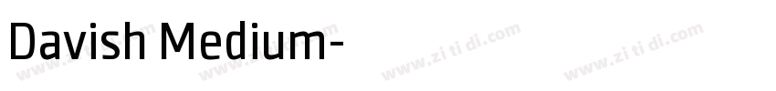 Davish Medium字体转换
